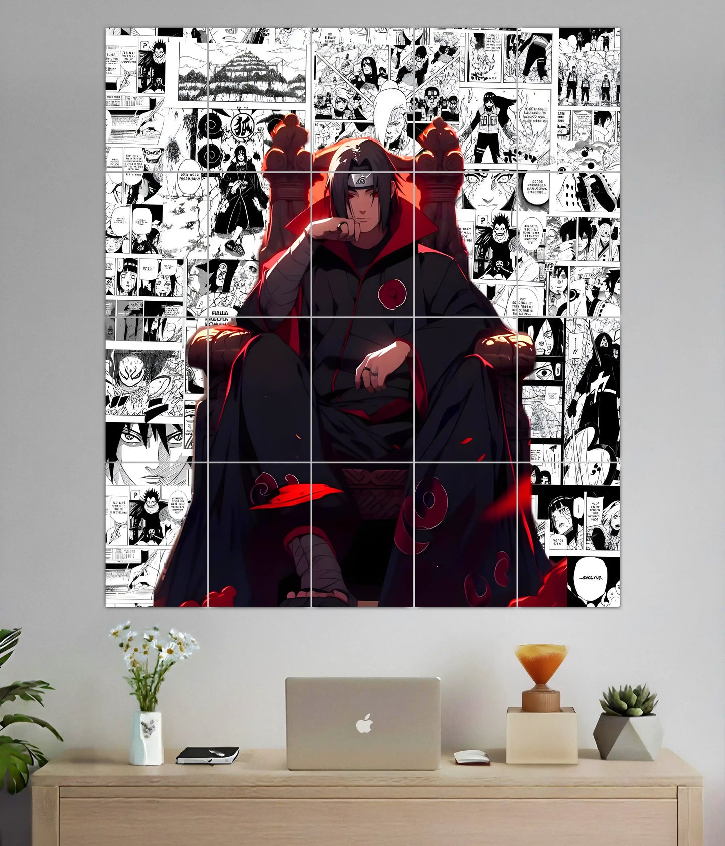 Itachi Uchiha – Akatsuki Throne 20-Piece Split Poster Main Image - Everanta