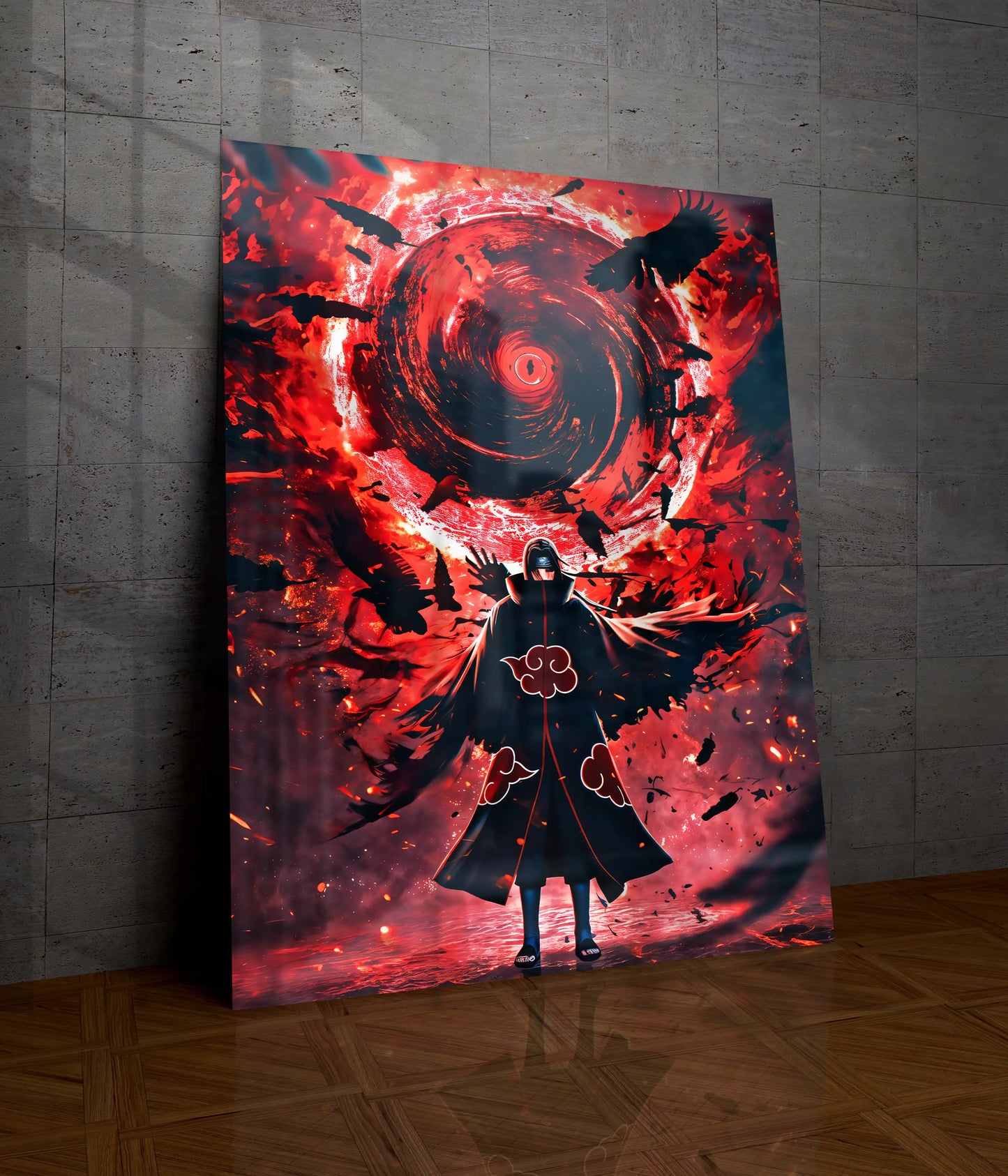 Itachi Uchiha – Eternal Genjutsu Metal Poster Main Image - Everanta