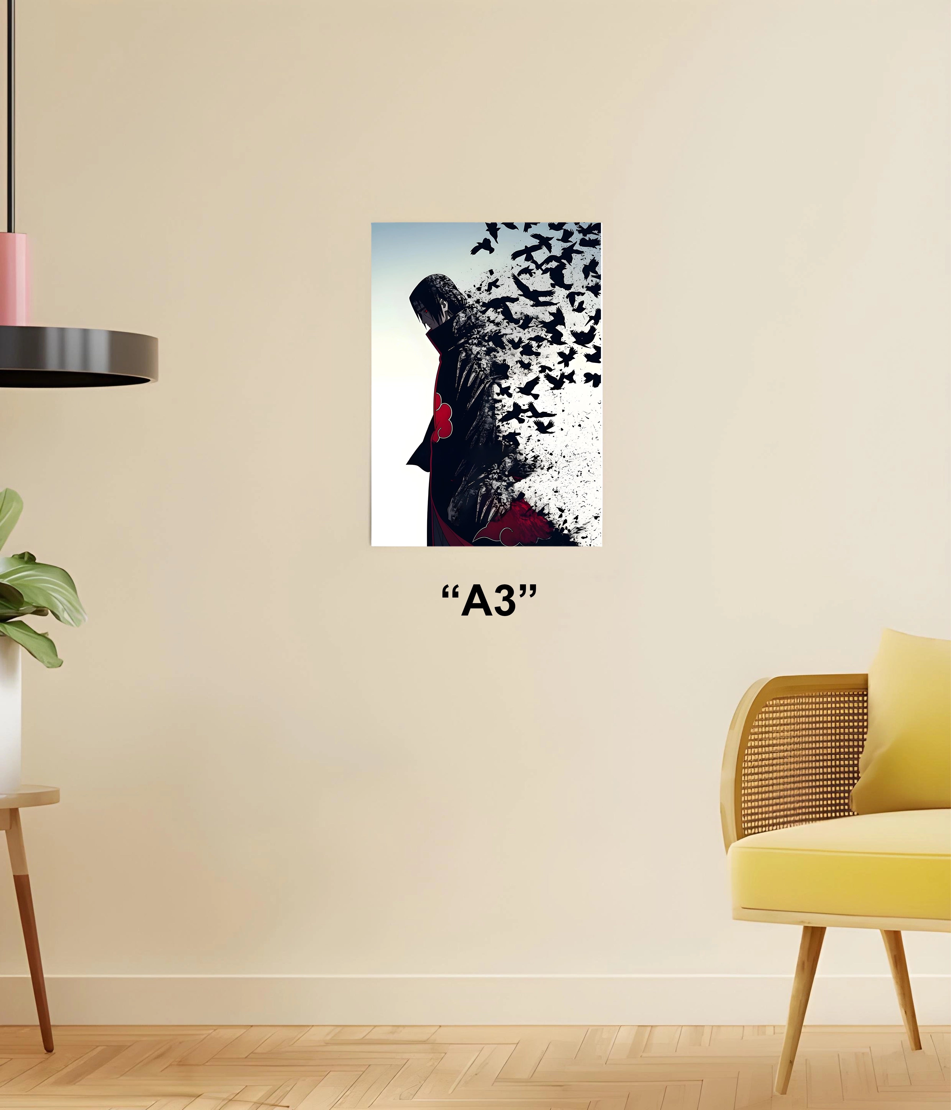 Itachi Uchiha – Naruto Anime Poster A3 Size - Everanta