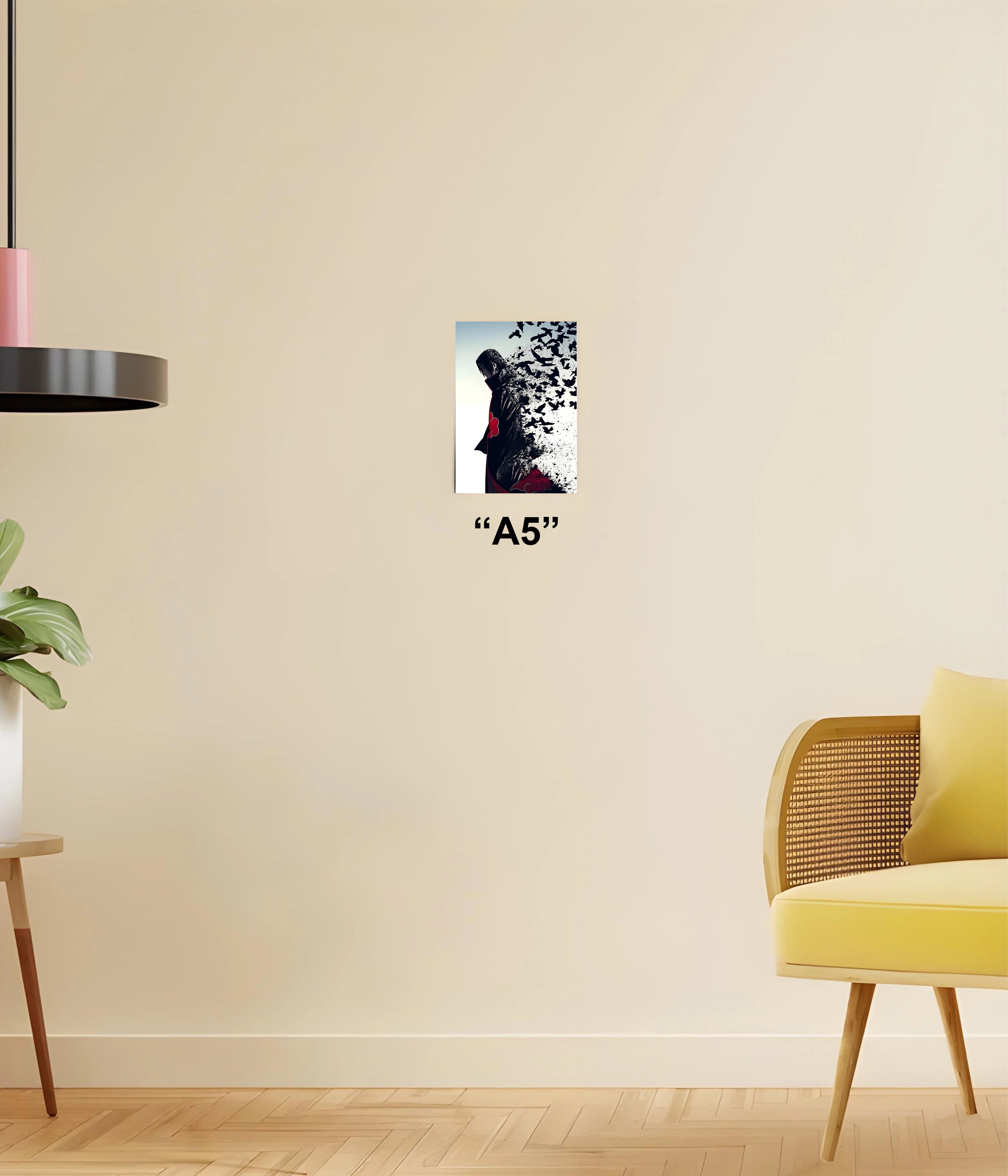 Itachi Uchiha – Naruto Anime Poster A5 Size - Everanta