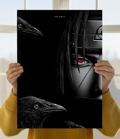 Itachi Uchiha – Silent Shadow Sharingan Poster Main Image - Everanta