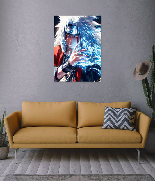 Jiraiya Sage Mode Poster on Wall - Everanta