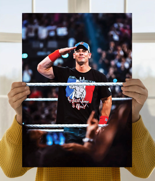 John Cena “The Last Time Is Now” WWE Poster Main Image - Everanta