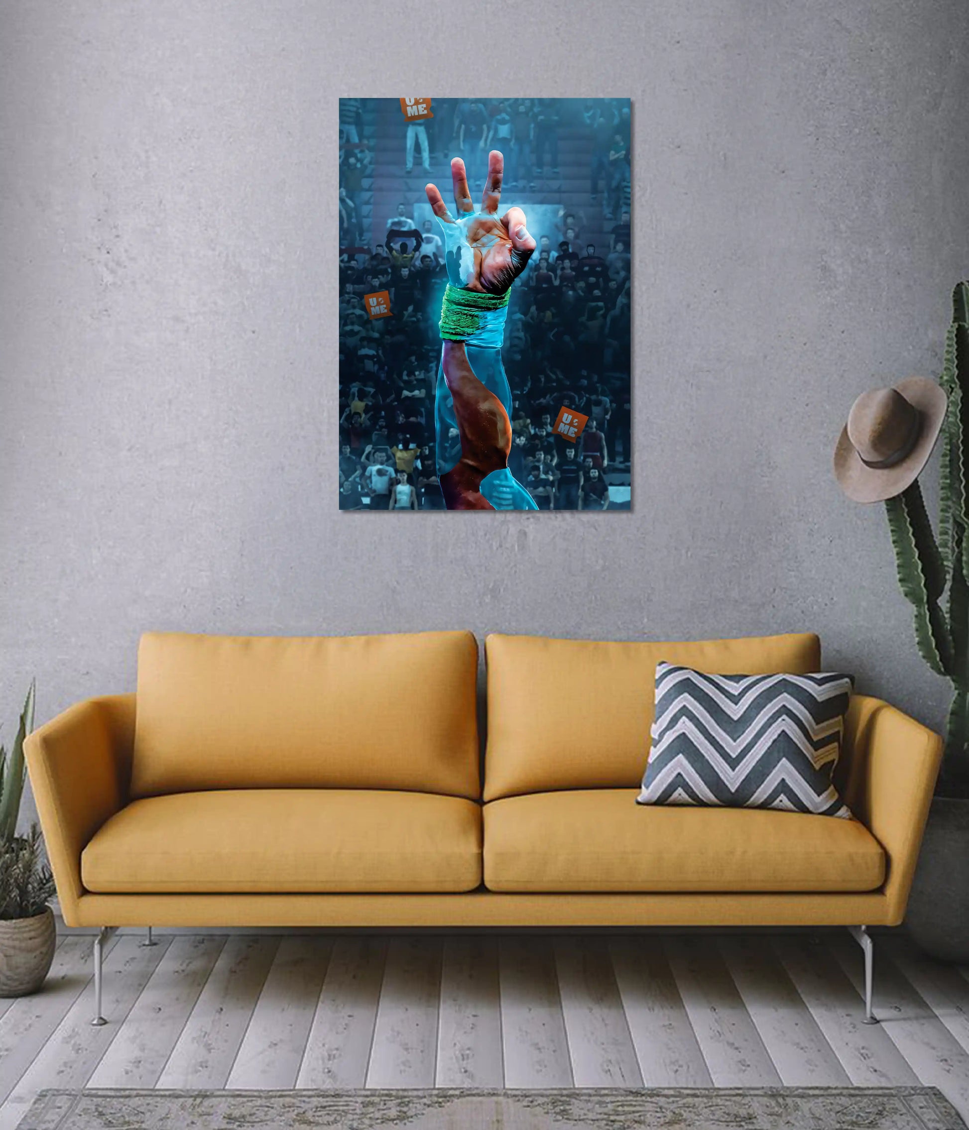 John Cena “You Can’t See Me” WWE Poster on Wall - Everanta