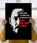 John Wick Don’t Back Down Motivational Poster