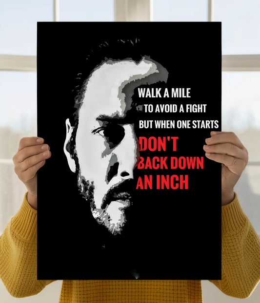 John Wick Don’t Back Down Motivational Poster Main Image - Everanta