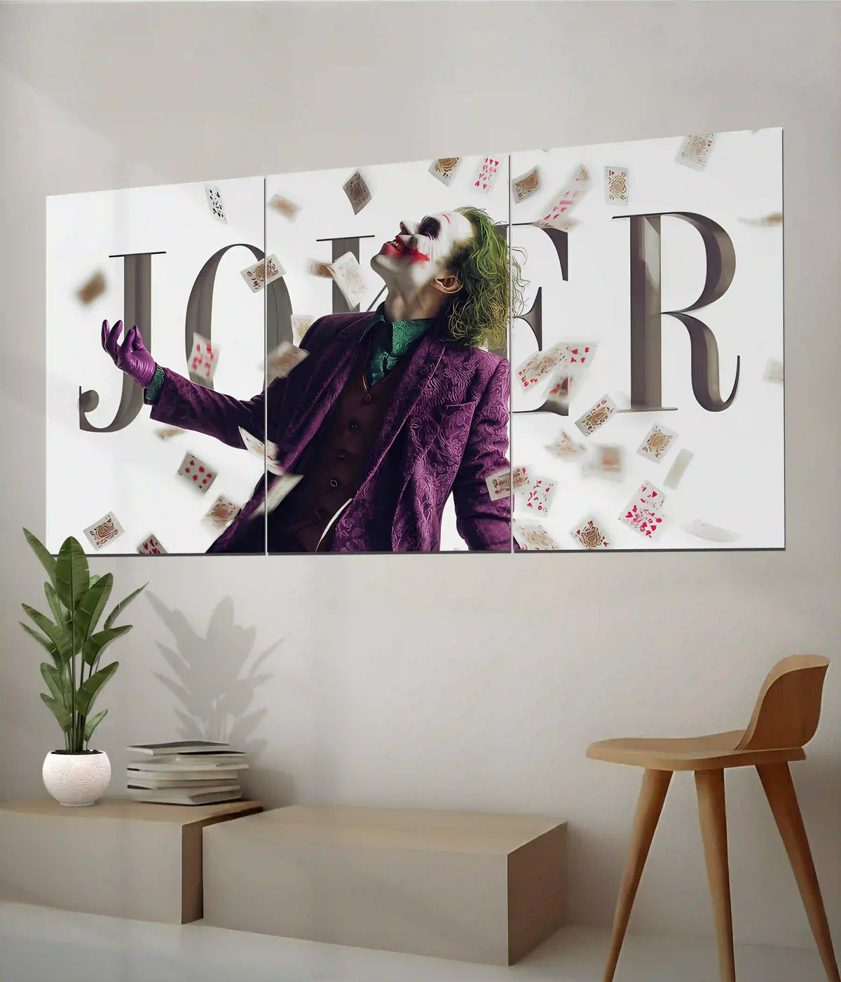 Joker Chaos Split Poster - Everanta