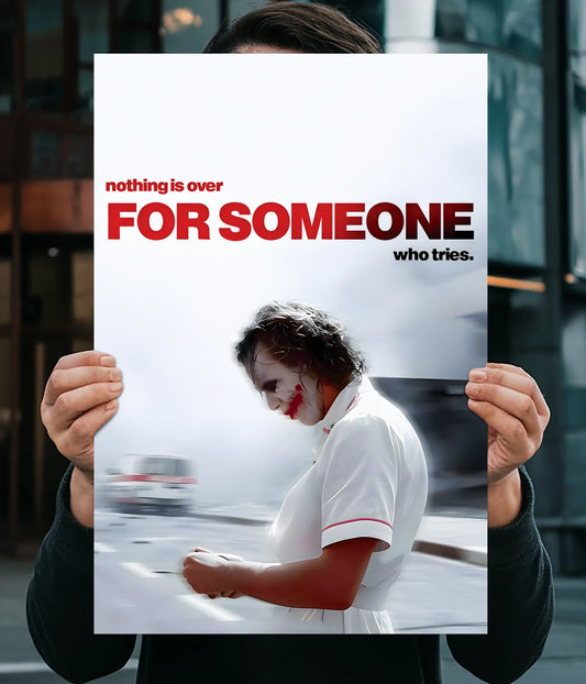 Joker Nothing Is Over Wall Poster Main Image - Everanta