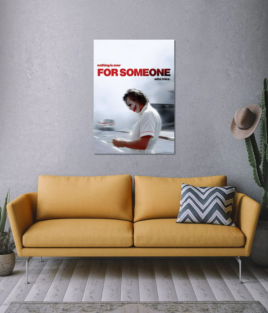 Joker Nothing Is Over Wall Poster on Wall - Everanta