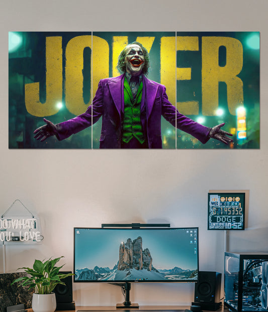 Joker Smile Split Wall Poster Main Image - Everanta