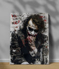 Joker “Welcome to My World” Canvas Print