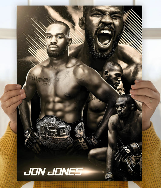 Jon Jones – UFC Champion Wall Poster Main Image - Everanta