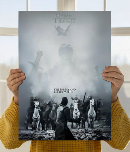 Jon Snow – Kill the Boy Cinematic Wall Poster Main Image - Everanta