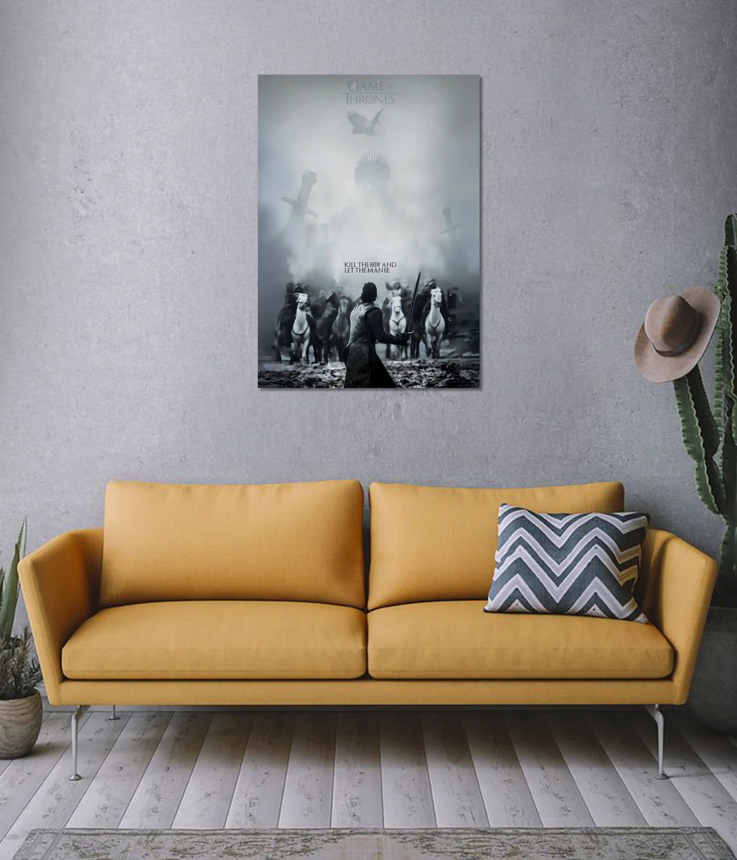 Jon Snow – Kill the Boy Cinematic Wall Poster on Wall - Everanta