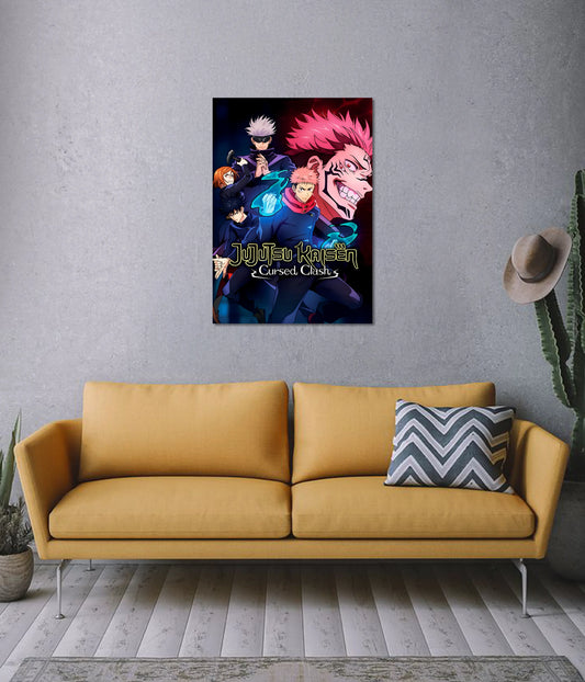 Jujutsu Kaisen Cursed Clash Poster on Wall - Everanta
