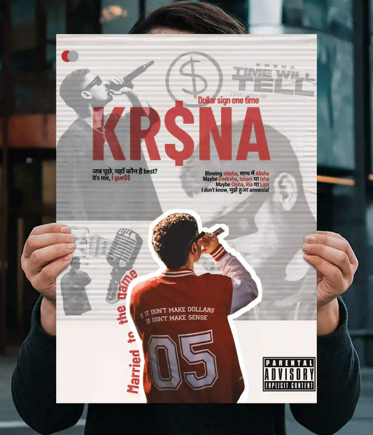 KR$NA Time Will Tell Wall Poster Main Image - Everanta