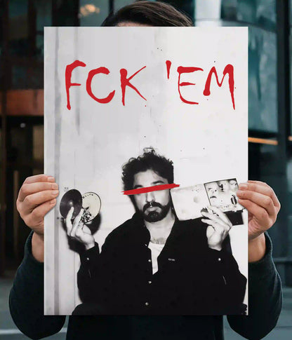 Kamal Haasan - FCK ’EM Aesthetic Poster Main Image - Everanta