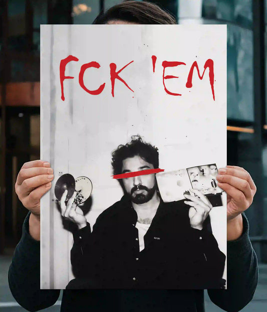 Kamal Haasan - FCK ’EM Aesthetic Poster Main Image - Everanta
