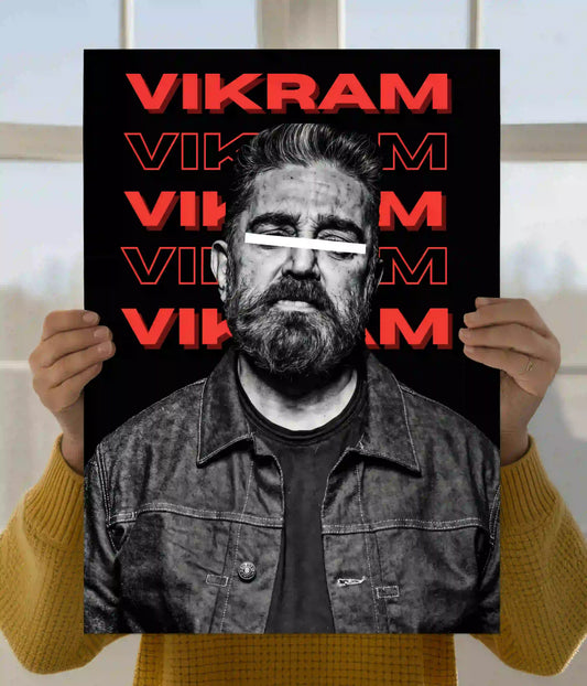 Kamal Haasan Vikram Movie Poster Main Image - Everanta