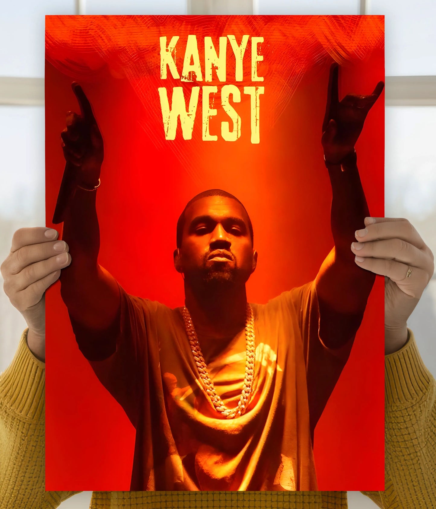 Kanye West Rap Icon Wall Poster Main Image - Everanta