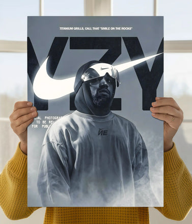 Kanye West YZY Aura Poster | Singers Collection | Everanta