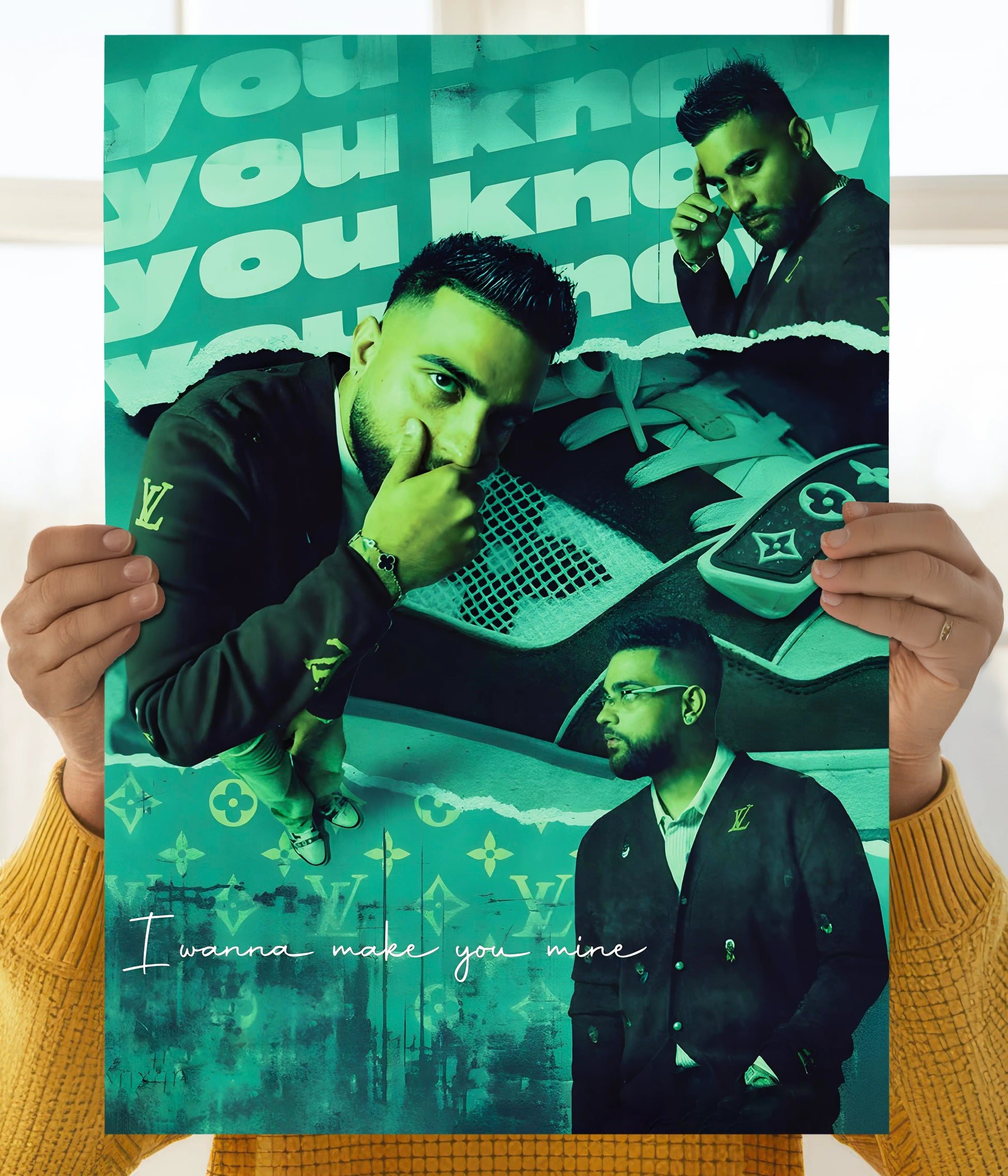 Karan Aujla – I Wanna Make You Mine Wall Poster Main Image - Everanta