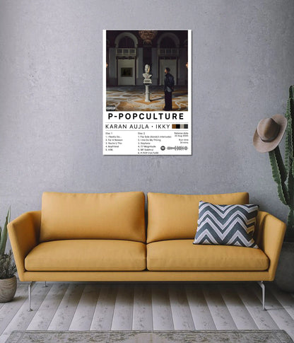 Karan Aujla P-Pop Culture Album Cover Poster on Wall - Everanta