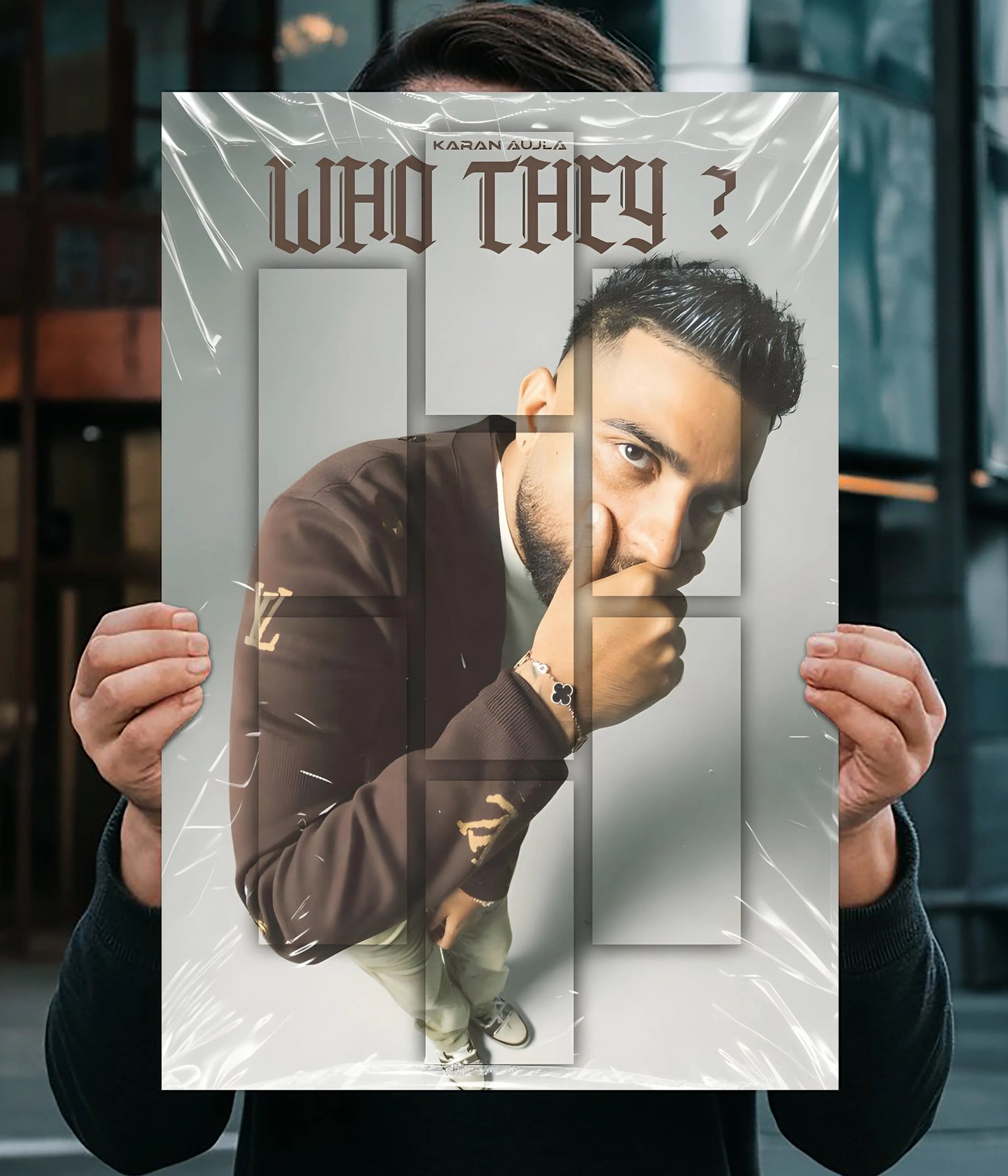 Karan Aujla – Who They? Wall Poster Main Image - Everanta