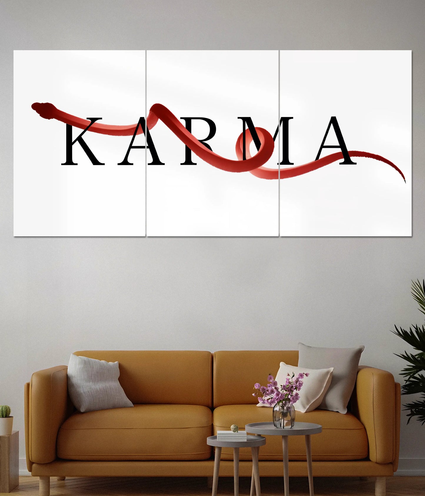 Karma Minimal Split Poster - Everanta