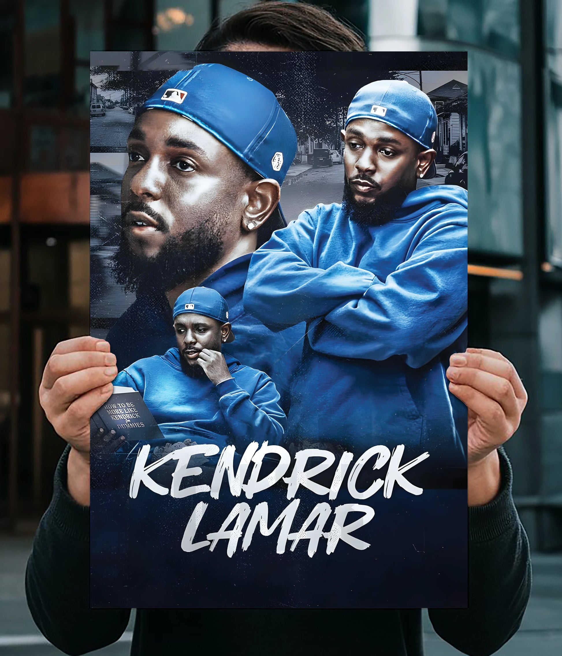 Kendrick Lamar – Blue Aesthetic Wall Poster Main Image - Everanta