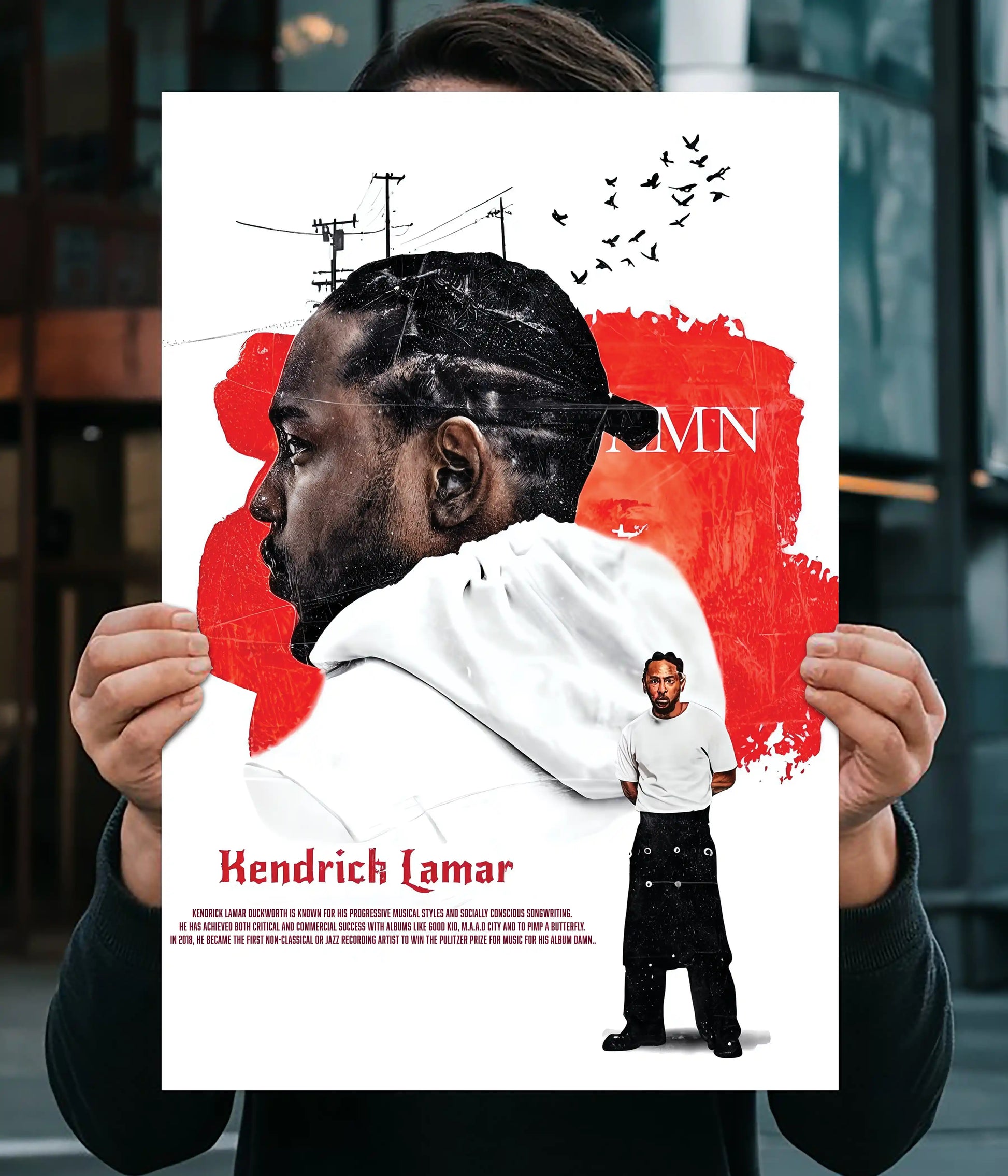 Kendrick Lamar DAMN. Poster Main Image - Everanta