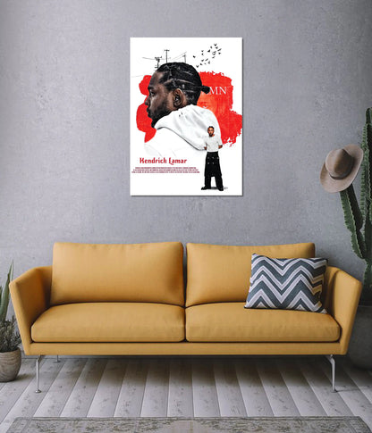 Kendrick Lamar DAMN. Poster on Wall - Everanta