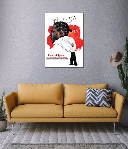 Kendrick Lamar DAMN. Poster on Wall - Everanta