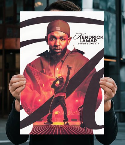 Kendrick Lamar – Super Bowl Performance Wall Poster Main Image - Everanta