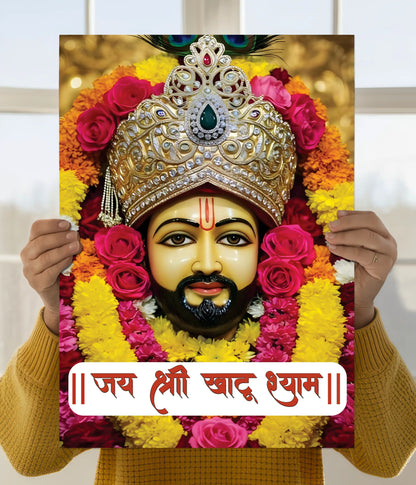 Khatu Shyam Ji Devotional Wall Poster Main Image - Everanta