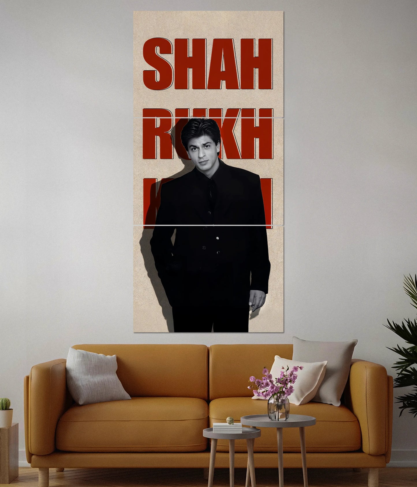King of Bollywood - Shah Rukh Khan Split Poster - Everanta