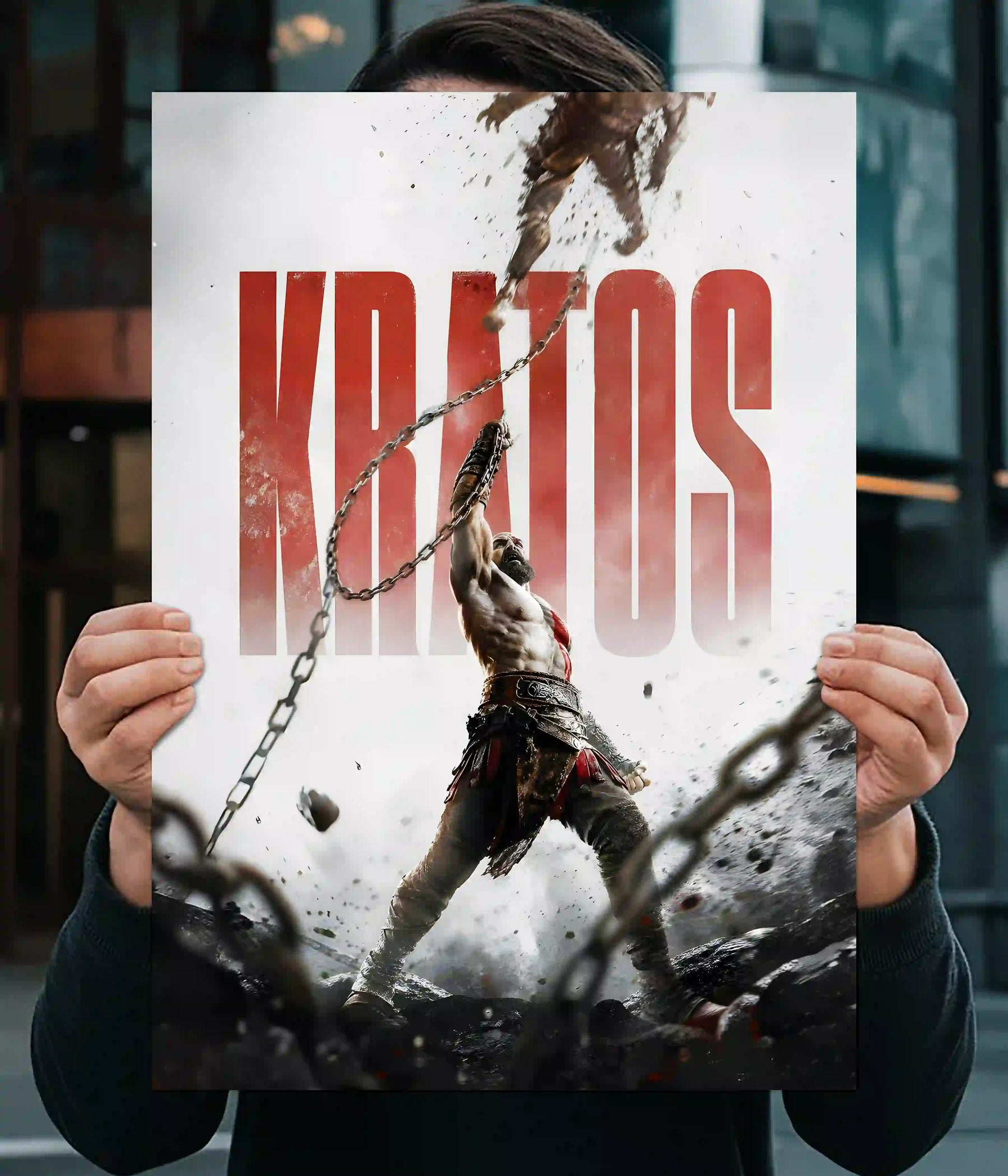 Kratos Unchained God of War Wall Poster Main Image - Everanta