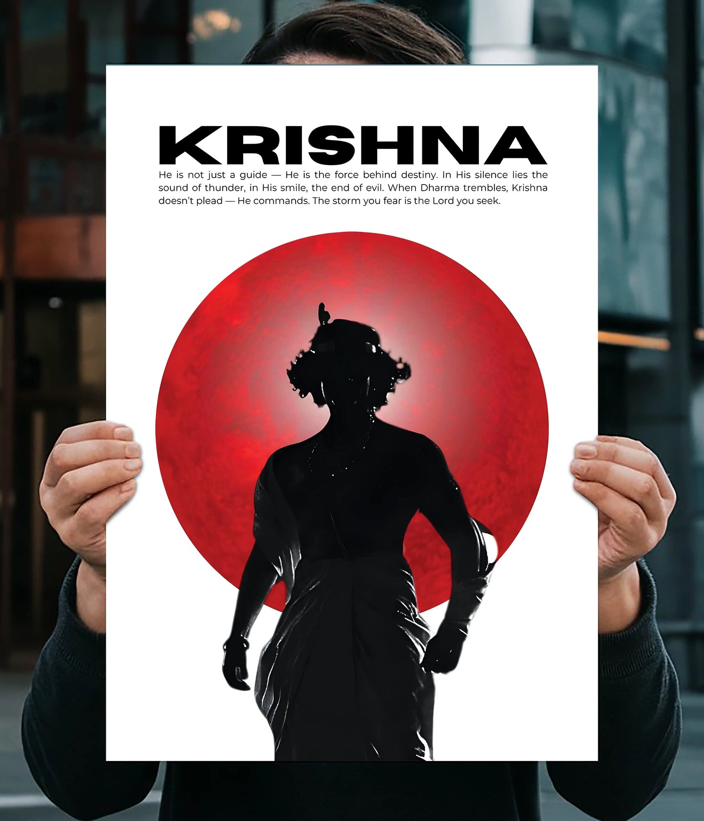 Krishna – The Divine Commander Wall Poster Main Image - Everanta
