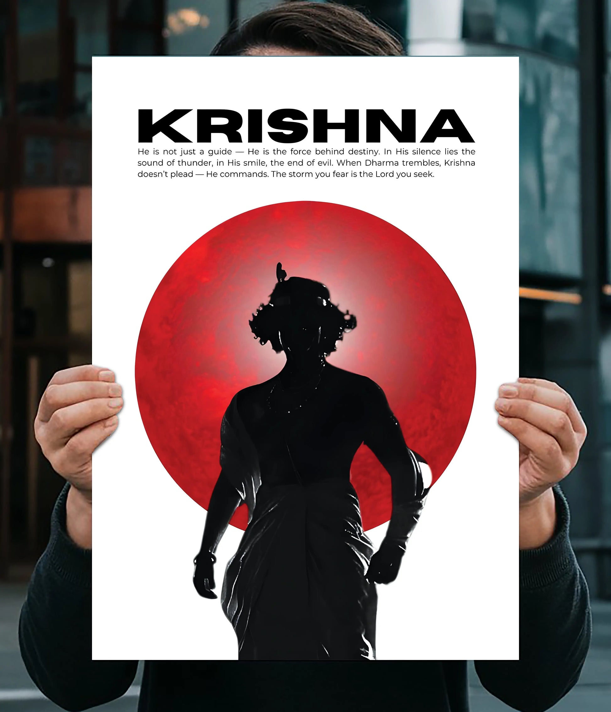 Krishna – The Divine Commander Wall Poster Main Image - Everanta