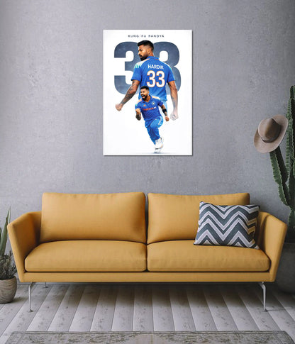 Hardik “Kung-Fu Pandya” Wall Poster