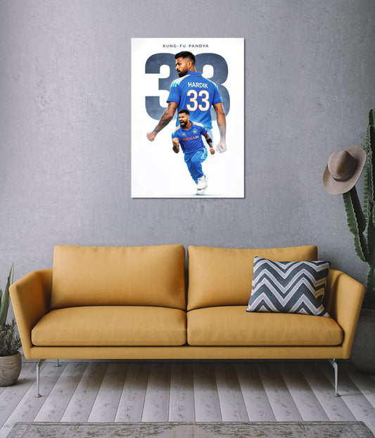 Hardik “Kung-Fu Pandya” Wall Poster