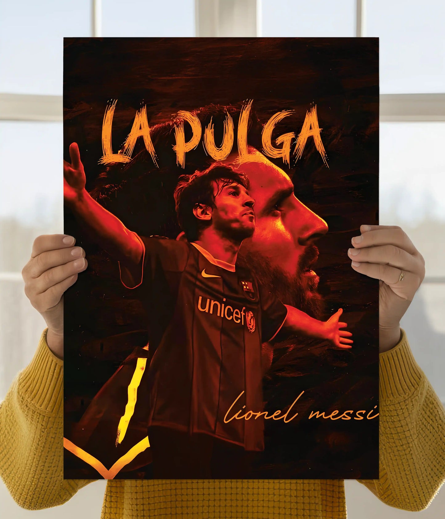 La Pulga – Lionel Messi Premium Wall Poster Main Image - Everanta