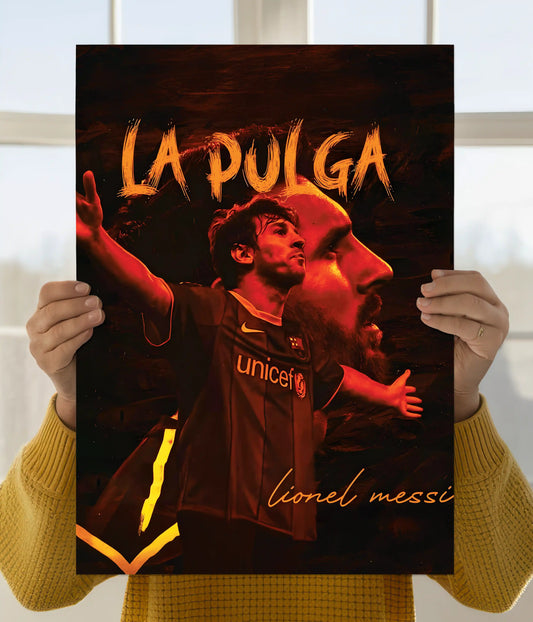 La Pulga – Lionel Messi Premium Wall Poster Main Image - Everanta