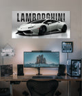Lamborghini Huracán Split Wall Poster