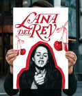 Lana Del Rey Cherry Wall Poster
