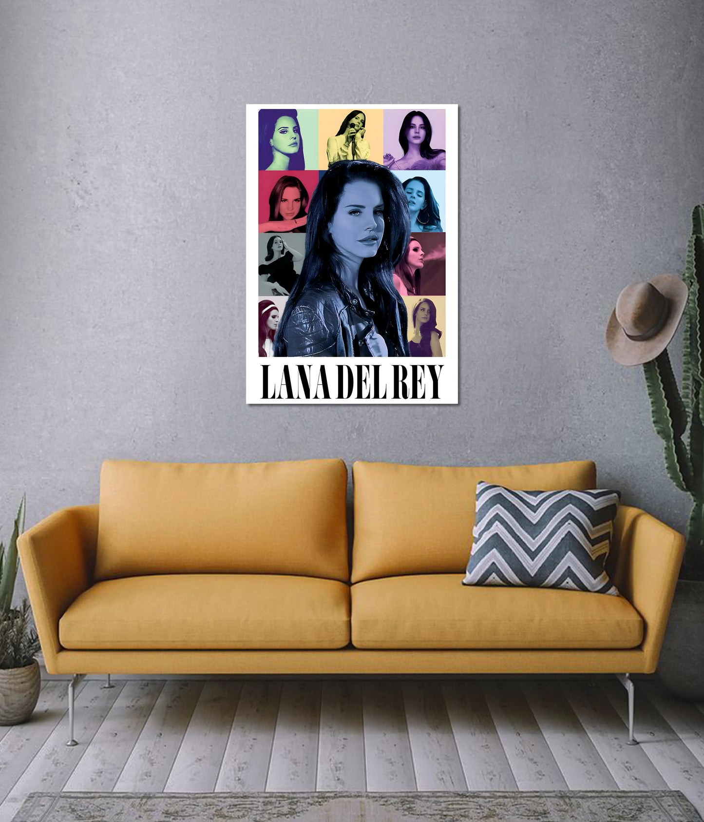 Lana Del Rey Wall Poster on Wall - Everanta