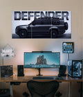 Land Rover Defender Split Poster