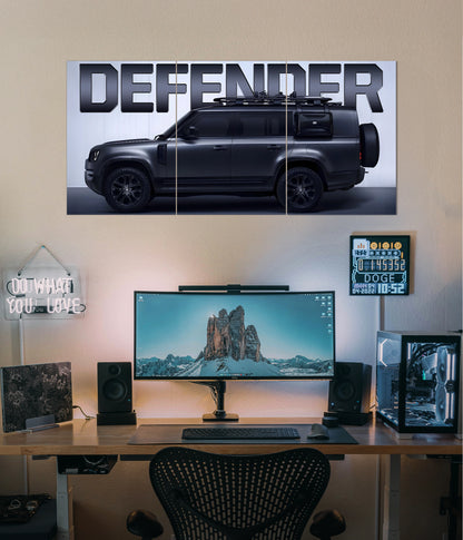 Land Rover Defender Split Poster Main Image - Everanta