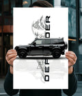 Land Rover Defender Wall Poster