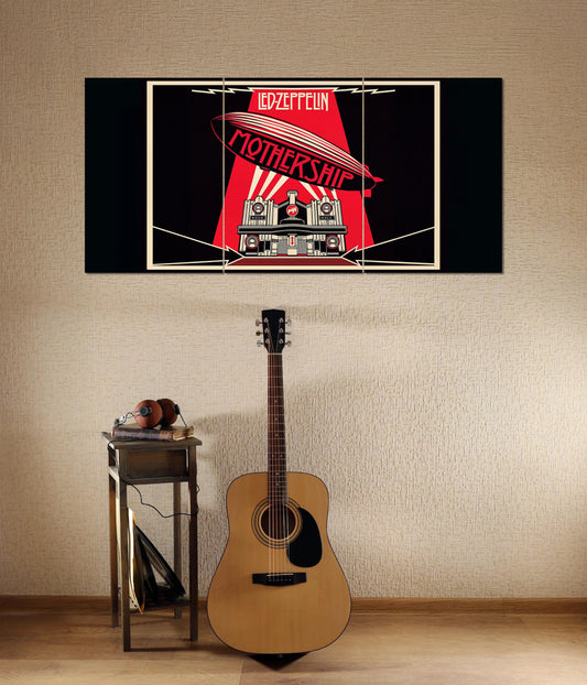 Led Zeppelin Mothership – Classic Rock Split Wall Poster Main Image - Everanta